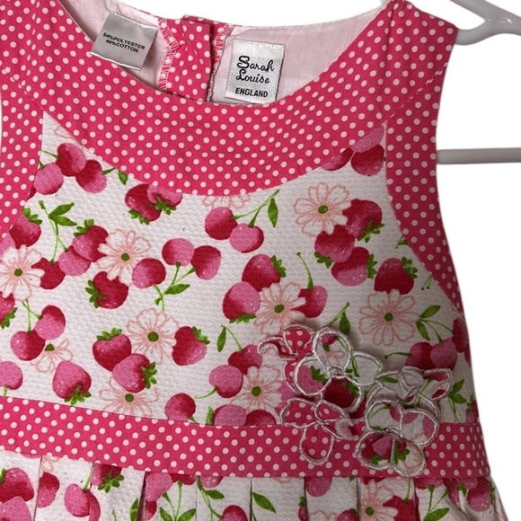Sarah Louise kids formal dress,floral cherries,pageant,photo
sz 6? PTP 11.5 - Picture 3 of 16